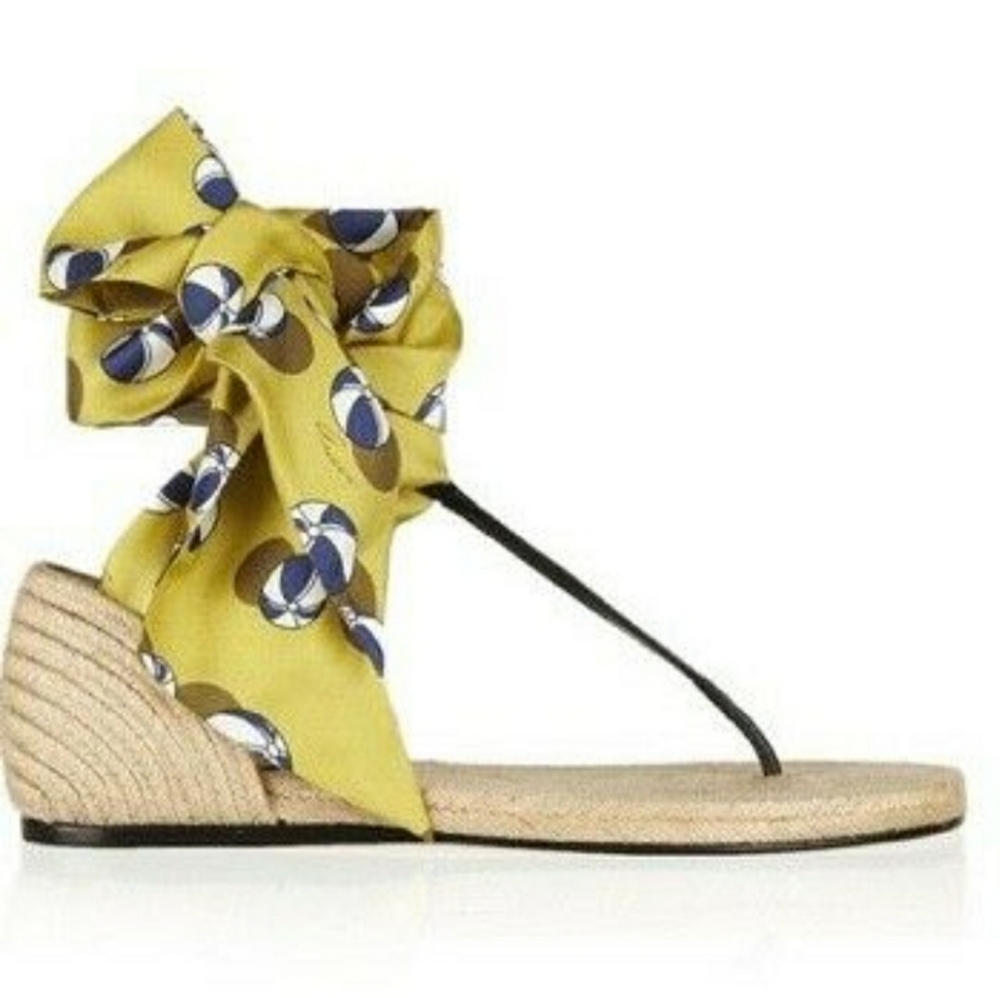 🎉 GUCCI ESPADRILLE SATIN SANDALS 🎉 - Picture 10 of 12
